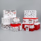 Набор коробок подарочных 15 в 1 «Счастья и любви», 12 х 6.5 х 4 см - 46.5 х 30 х 17.5 см - фото 2148676