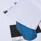 Футболка женская MINAKU: Exclusive print, цвет белый, размер 44 - Фото 3