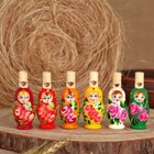 Свисток расписной "Матрешка", 7,5 см , дерево, микс - фото 23093256
