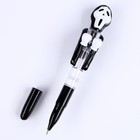 Ручка - прикол «Крик», боксёр, светятся глаза, синие чернила - Фото 2