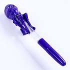 Ручка - прикол «Скелет», боксёр, светятся глаза, синие чернила, МИКС - Фото 4