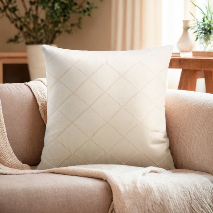 Наволочка декоративная «Этель. Соло», размер 43×43 см, молочная - Фото 1