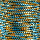 Сутажный шнур на бобине "Голубое золото" намотка 15 м толщина 2 мм 4,3х4,7х4,7 см - фото 7617893