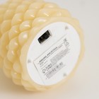 Ночник-свеча "Шишка" LED от батареек 3хLR44 белый 7х7х8 см RISALUX - фото 24552334