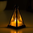 Ночник "Пирамидка" LED 1Вт 3хLR1103 черный 4,5х8х12,5см - Фото 3