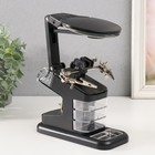 Лампа-лупа набор с увеличительным стеклом х2.5×4.5×25 LEDx2 от LR44 чёрный 18.5×11.5×23 см - Фото 1