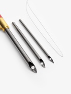 Иглы для вышивания, для ковровой техники, 3 шт., с держателем, d=2.5/3.5/5 мм, цвет красный - Фото 2