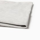 Шарф-снуд детский, цвет серый меланж, размер 29-50 - Фото 2