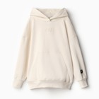 Толстовка для девочки, цвет бежевый, рост 128-134 см - фото 23280685