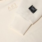 Толстовка для девочки, цвет бежевый, рост 134-140 см - фото 23280687