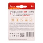 Батарейка алкалиновая Nanfu, D, LR20-2BL, 1.5В, блистер, 2 шт. - фото 51470164 Батарейка алкалиновая Nanfu, D, LR20-2BL, 1.5В, блистер, 2 шт. - фото 51470164