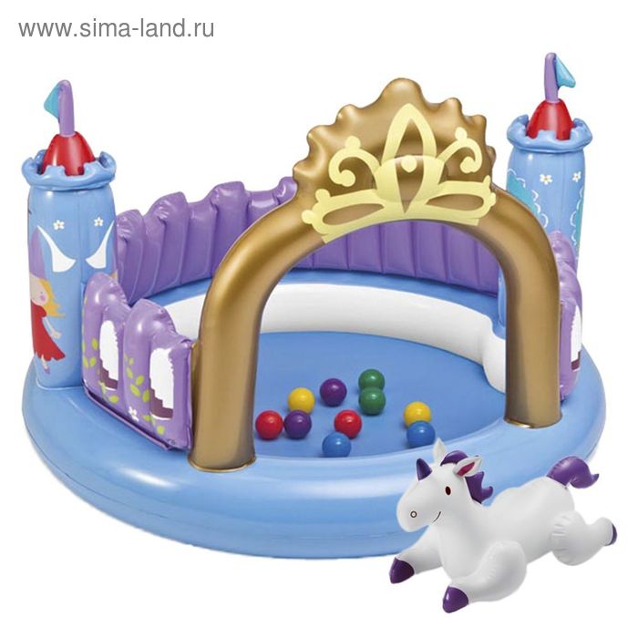 Игровой центр "Магический замок", 130х91 см, 3-6 лет 48669NP INTEX - Фото 1