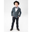 Жакет для мальчика, Pure Love, School, вязаный, рост 152-158 см, цвет серый - Фото 5