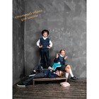 Жакет для мальчика, Pure Love, School, вязаный, рост 152-158 см, цвет серый - Фото 7