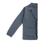 Жакет для мальчика, Pure Love, School, вязаный, рост 152-158 см, цвет серый - Фото 9