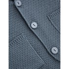 Жакет для мальчика, Pure Love, School, вязаный, рост 152-158 см, цвет серый - Фото 10