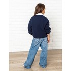 Кардиган для девочки Amarobaby Knit, рост 140 см, цвет синий - фото 27803416 Кардиган для девочки Amarobaby Knit, рост 140 см, цвет синий - фото 27803416