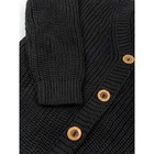Кардиган для девочки Amarobaby Knit, рост 122 см, цвет чёрный - Фото 11
