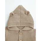 Джемпер детский вязаный с ушками на капюшоне Amarobaby Pure Love, рост 92 см, цвет бежевый - Фото 4