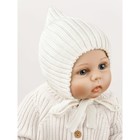 Шапка на завязках детская Amarobaby Pure Love Elf, размер 40-42 см, цвет молочный - Фото 7