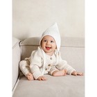 Шапка на завязках детская Amarobaby Pure Love Elf, размер 44-46 см, цвет молочный - Фото 3