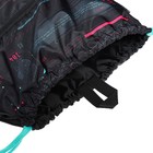 Мешок для обуви с карманом 490 х 410 мм, Оникс МО-27-4р, сетка, с ручкой Cyber 70288 - фото 24264569