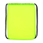 Мешок для обуви 420 х 330 мм, Стандарт Оникс, ярко-салатовый 70677 - фото 24552338