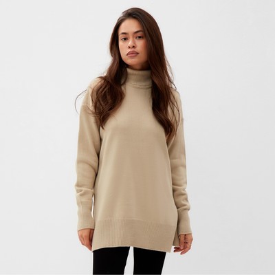 Джемпер с вырезами женский MIST, бежевый, размер XL (52-54)