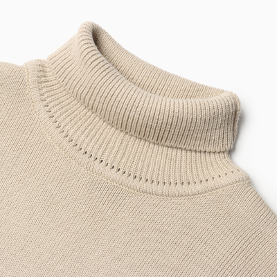 Джемпер женский с вырезами MIST, бежевый, размер XL (52-54)