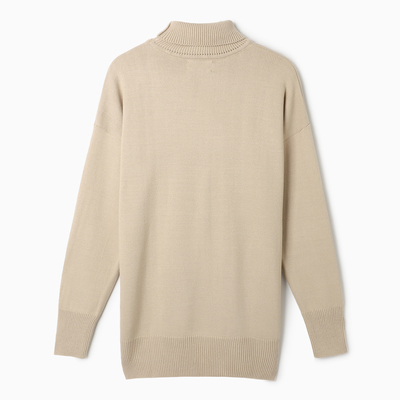 Джемпер женский с вырезами MIST, бежевый, размер XL (52-54)