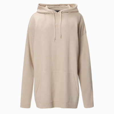 Джемпер женский с капюшоном MIST, бежевый, onesize (44-48)