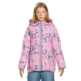 Куртка для девочек, рост 128 см, цвет розовый