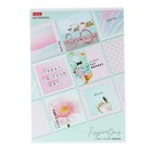 Тетрадь А4, 80 листов, линейка, "Яркие эмоции", обложка мелованный картон, выборочный матовый лак, блок 65 г/м2, 3В МИКС - фото 24264576