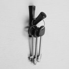 Крючок мебельный CAPPIO CKO003 BRANCH, однорожковый, черный - Фото 3