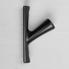 Крючок мебельный CAPPIO CKO003 BRANCH, однорожковый, черный - Фото 5