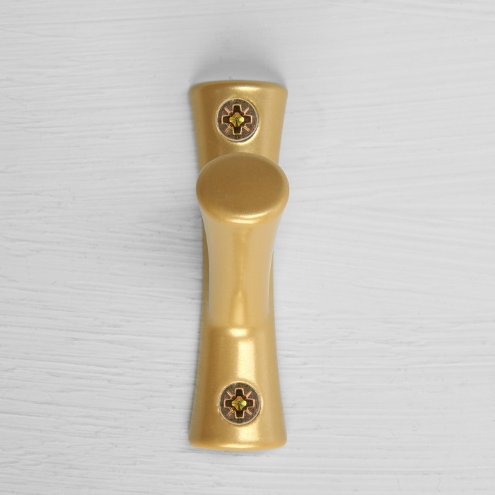 Крючок мебельный CAPPIO BRANCH, однорожковый, цвет матовое золото