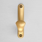 Крючок мебельный CAPPIO CKO007 CLASSIC, однорожковый, матовое золото - Фото 4