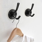 Крючок мебельный CAPPIO SIMPLE, двухрожковый, цвет черный - Фото 2