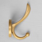 Крючок мебельный CAPPIO WING, двухрожковый, цвет матовое золото - Фото 5