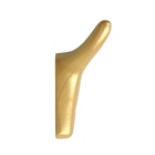 Крючок мебельный CAPPIO YAK, двухрожковый, цвет матовое золото - Фото 5
