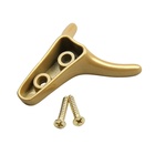 Крючок мебельный CAPPIO YAK, двухрожковый, цвет матовое золото - Фото 6