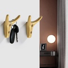 Крючок мебельный CAPPIO YAK, двухрожковый, цвет матовое золото - Фото 7