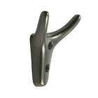 Крючок мебельный CAPPIO YAK, двухрожковый, цвет графит - Фото 3