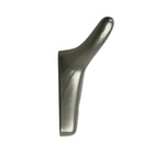 Крючок мебельный CAPPIO YAK, двухрожковый, цвет графит - Фото 5