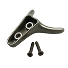 Крючок мебельный CAPPIO YAK, двухрожковый, цвет графит - Фото 6