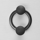 Крючок мебельный CAPPIO BELLO, двухрожковый, черный - Фото 4