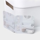 Контейнер для хранения с крышкой LaDо́m «Натурэль», 25,5×17×12см, цвет белый - Фото 4