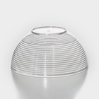 Салатник Доляна «Шарм», d=19.5 см, высота 9.3 см, 1.7 л, прозрачный - Фото 5