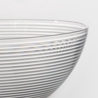 Салатник Доляна «Шарм», d=23 см, высота 9.5 см, 2.2 л, прозрачный - Фото 4