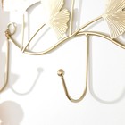 Крючки декоративные металл "Листья Гинкго" 28х4х16 см - Фото 3